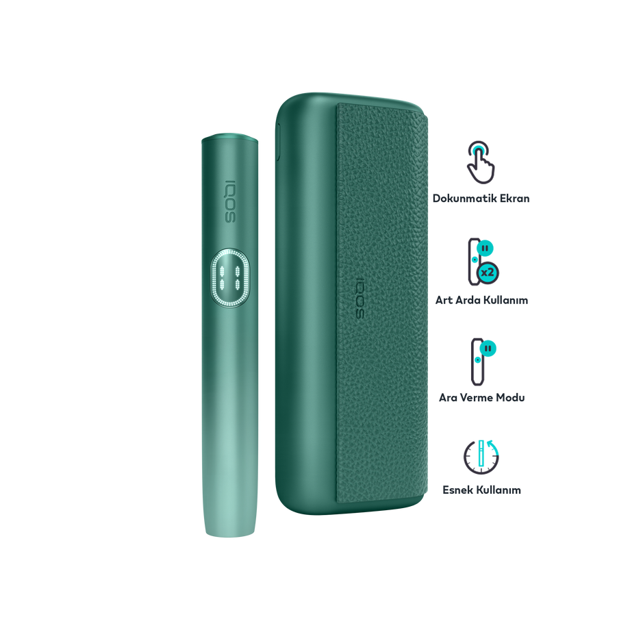 IQOS ILUMA i PRIME <br>Zümrüt Yeşili, Zümrüt Yeşili IQOS ILUMA i PRIME <br>Zümrüt Yeşili, Zümrüt Yeşili