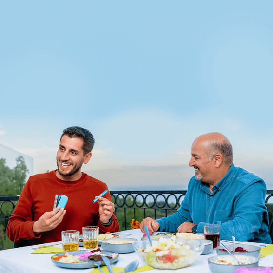 IQOS device in man's hands