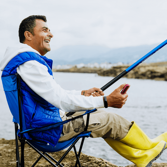 IQOS device in man's hands