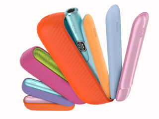 Blue, green and red ILUMA covers