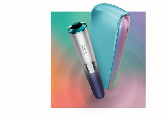 A moss green IQOS ILUMA device.