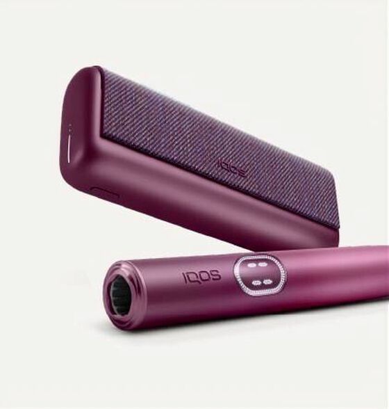 Cep şarjı ve ısıtıcı ile Yakut Kırmızısı IQOS ILUMA I PRIME