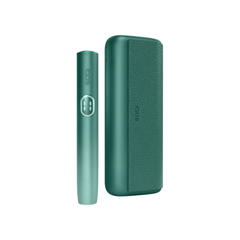 Zümrüt Yeşili IQOS ILUMA i PRIME cihazı 