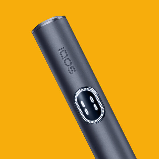 IQOS device in man's hands