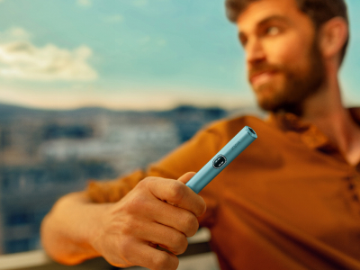 A TEREA tobacco stick inserted into an IQOS ILUMA PRIME Holder.