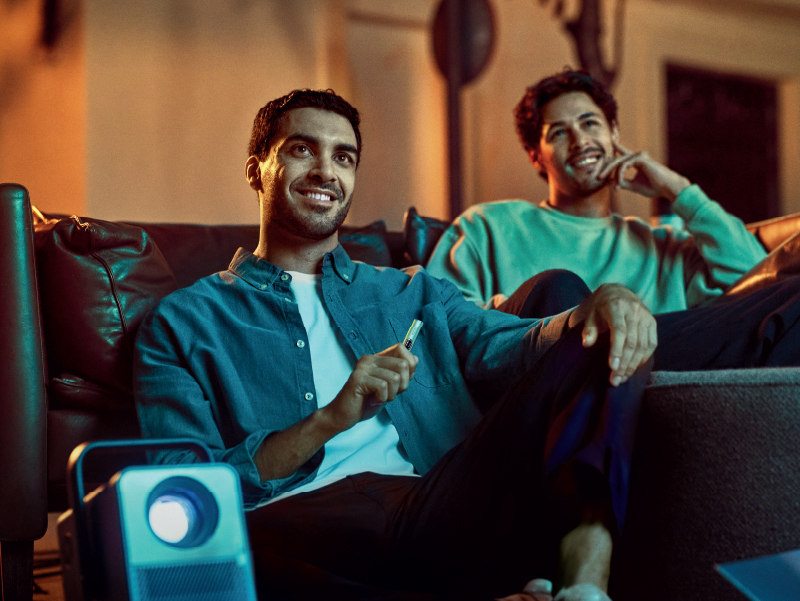 Blue, green and red ILUMA covers