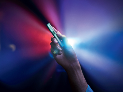 Blue, green and red ILUMA covers